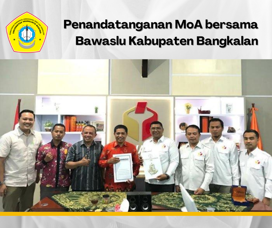 Penandatanganan Mo A bersama Bawaslu Kabupaten Bangkalan
